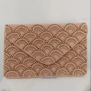 Indian Fashion-Style Handmade Beaded Designer Clutch <b>Bags</b> Bohemian Style Evening Shopping Party Shoulder <b>Bag</b> Women Custom Style - Product Image 4