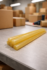 Bâtons de colle thermofusible pour pistolet, scellage de cartons, emballage, collage de carton à base d'EVA, temps de durcissement de 10 à 15 secondes, GLUETECH 710-F 12 25kg - Product Image 4