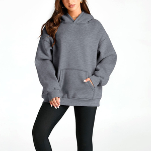 2025 personnalisé polaire pull à capuche femmes surdimensionné Anti-pillingbreathablehodies pour femme sweats à capuche surdimensionnés - Product Image 5