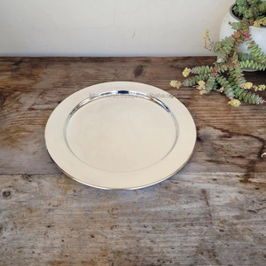 Nouvel arrivage Plateau de service décoratif élégant Chargeur plaqué argent royal pour les fêtes et les événements Décoration parfaite TopTableware - Product Image 1