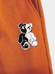 Pantalones de chándal de cintura alta para hombre, de secado rápido, transpirables, a prueba de viento, de algodón y poliéster, pantalones de chándal teñidos lisos, bolsillos, talla 6XL, Invierno - Product Image 3