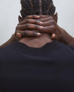 เสื้อยืดคอตตอน/ใยไผ่เนื้อหนาแบบขายส่ง ไม่มีลาย สีขาวล้วน ซักแล้ว ทรงโอเวอร์ไซส์ คอกลม ยืดหยุ่น แห้งเร็ว สำหรับผู้ชาย - Product Image 3