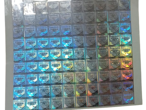 Etiqueta Adhesiva Holográfica Personalizada, Color Plateado, Últimas Características de Seguridad, Recubrimiento Holográfico para Etiquetas de Embalaje de Marca - Product Image 2