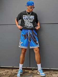 Nouveau Style Custom Made Men Sublimation Mesh Basketball Men Shorts à vendre Made in Pakistan Mesh Shorts - Product Image 4