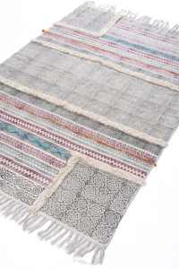 Alfombras de algodón con estampado de bloques hechos a mano decorativos indios Fabricantes de alfombras en La India Alfombras de la mejor calidad para la decoración de la sala de estar - Product Image 2