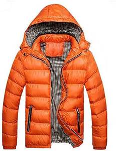 Chaqueta de invierno de alta calidad para hombre, abrigo de nieve acolchado cálido grueso y alto, capucha extraíble, luz de burbuja de lona, venta al por mayor - Product Image 3