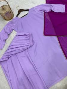 RADHE EXPORT présente un nouveau costume traditionnel prêt-à-porter à séchage rapide en 3 pièces, salwar kameez avec dupatta, pour les fêtes et toutes les saisons. - Product Image 6