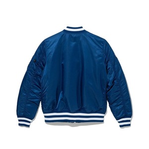 Vestes universitaires en satin bleu royal, vestes de baseball brodées sur mesure, vestes letterman en coton 2020 - Product Image 3