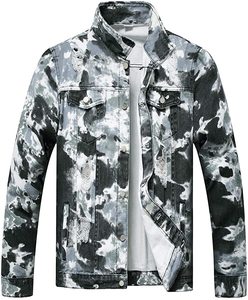 Chaqueta Vaquera Urbana para Hombre, Chaqueta Clásica de Mezclilla para Atuendos Casuales - Product Image 1