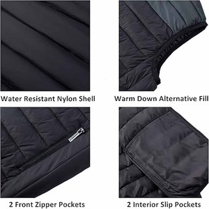 Vente en gros de veste polaire de haute qualité avec logo personnalisé OEM veste d'hiver personnalisée pour hommes bulle téléchargée par robe de sport - Product Image 4