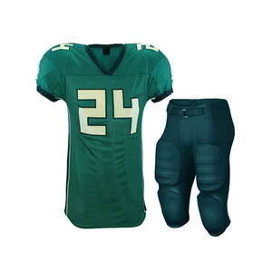 Uniforme de football américain, nom d'équipe personnalisé, numéro de sport, uniforme unisexe à séchage rapide - Product Image 5