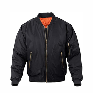 Chaqueta Bomber OEM personalizada para hombre, abrigo informal de alta calidad, prendas de vestir de talla grande, Otoño e Invierno - Product Image 3