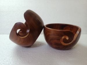 Bols en fil de bois de rose sur mesure de taille 6x3 pouces, idéaux pour la revente par les magasins de fournitures de fil et de fibre - Product Image 3