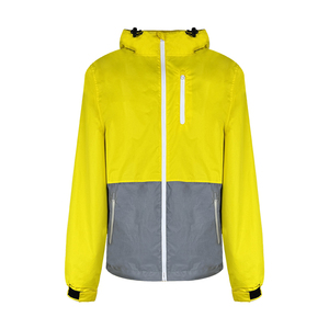 Conjunto de chándales cortavientos de ciclismo bordados personalizados, ropa de trabajo reflectante impermeable con cremallera, chándales con logotipo personalizable - Product Image 2