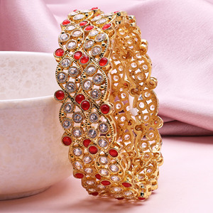 Vente en gros de bracelets AD inversés plaqués or, bracelets AD inversés modernes, bracelets de bijoux de mode, ensemble de bracelets plaqués or en laiton - Product Image 1