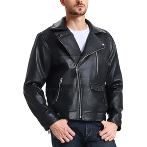 2025 prix de gros hommes vêtements de mode veste d'hiver fait le meilleur tissu meilleure vente veste en cuir - Product Image 3