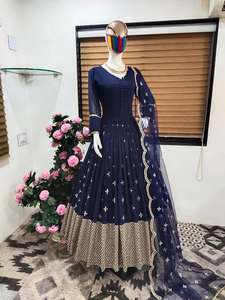 Design Ready Wear <b>Dress</b> Gorgette Wholesale Anarkali Latest Fashion Low Price with Dupatta Jackate Indian <b>Ladies</b> Women - Product Image 2