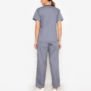 Vente chaude Uniformes médicaux infirmiers Scrubs Blouses à col en V Uniformes d'hôpital Hauts à manches longues Uniformes pour femmes - Product Image 3