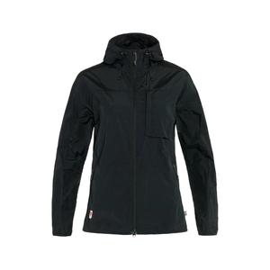 Chaqueta Cortavientos Fjall Raven High Coast para Mujer, Color: Negro, 100% Auténtica - Product Image 2
