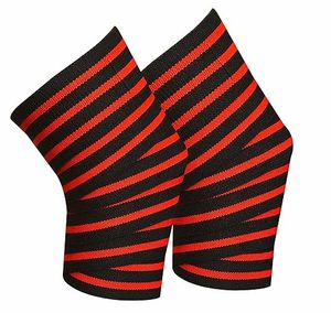 Knee wraps weightlifting cotton <b>bandage</b> - Product Image 4