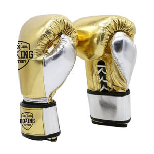 ถุงมือ MMA แบบมีรูเจาะโลโก้หนังวัวคุณภาพระดับพรีเมียมออกแบบและสีตามสั่ง - Product Image 2