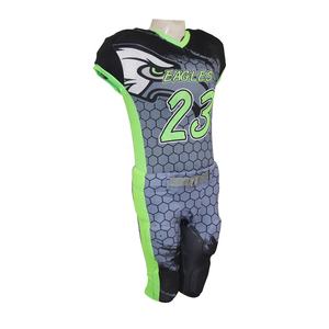 Camisetas de Fútbol Americano Sublimadas de Alta Calidad para Hombre y Mujer, Manga Corta, Anti-UV, Talla Personalizada, Servicio OEM, Material de Poliéster - Product Image 4