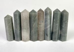 Piedra Preciosa de Ágata Gris Pulida a Mano de Primera Calidad al por Mayor, Torre de Lápiz con Punta, Propiedades Metafísicas, Coleccionables de Arte, ÁGATA MUNTAHA - Product Image 3