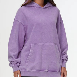 Sudaderas con capucha de Invierno para mujer, sudaderas con capucha de algodón de 400gsm, Jersey Unisex, diseño único, bordado, logotipo personalizado, sudaderas con capucha - Product Image 1
