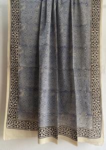 Respirant fabriqué à la main 100% coton écharpe Jaipur traditionnel main bloc imprimé écharpe légère à la main doux coton écharpe - Product Image 2