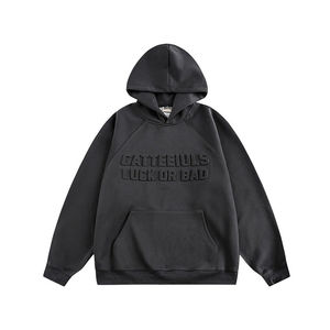 Sudaderas con capucha en relieve forradas de satén para hombre personalizadas de la mejor calidad con impresión digital Nuevo diseño para la temporada de otoño OEM Bienvenido - Product Image 1