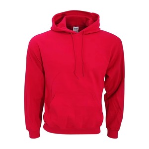 Drawstring Loose Fit Men's Pullover Hoodies OEM High Quality Custom Design 100% Cotton <b>Fleece</b> Autumn Embroidered Pocket - Product Image 4