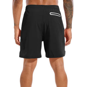 Fitness Gym Running Active Transpirable Pantalones cortos de secado rápido con bolsillo Impresión digital personalizada Pantalones cortos atléticos de LICRA para hombres - Product Image 4