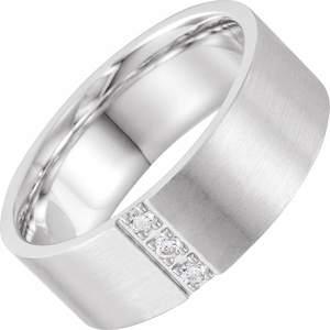 Anillo de Plata de Ley 925 para hombre, piedra de circonita cúbica, diseño de lujo, banda para hombre, anillo de regalo de cumpleaños de aniversario de compromiso - Product Image 3