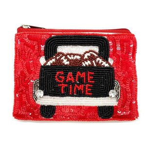 Beau et à la mode Chill Chill Hand Embroidery Beaded Coin Pouch Wallet Accessoire pour Noël - Product Image 6