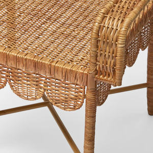 New Design Natural Handmade <b>Scalloped</b> Dining <b>Chair</b> for Home Livingroom Decoration with Best Quality - Product Image 2