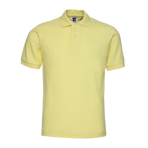 Moda 220G 100% algodón perla malla polos venta al por mayor logotipo personalizado bordado Diseño botón Arriba camisas de manga corta en blanco - Product Image 4