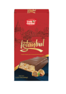 Assortiment de chocolats turcs sains de qualité supérieure ISTANBUL, bonbons et biscuits aux saveurs de noisette et de matcha fraise - Product Image 3