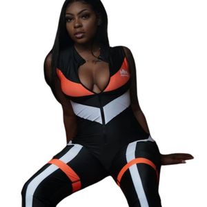 Combinaison de sport pour femme, une pièce, moulante, tenue de sport, vêtements de sport extensibles, tenue de sport active - Product Image 4