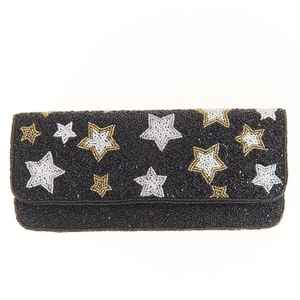 Sac de rangement fonctionnel brodé avec perles de rocaille, fait main, léger, personnalisable en couleur et en taille, pour les fêtes de Noël - Product Image 1