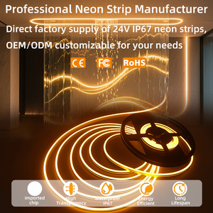 Lampu Strip <span class=keywords><strong>Neon</strong></span> Tahan Air OEM ODM IP67 24V Tahan Air Luar Ruangan 12V 0410 Strip <span class=keywords><strong>Neon</strong></span> Fleksibel Putih Hangat, Putih Dingin, RGB - Product Image 2