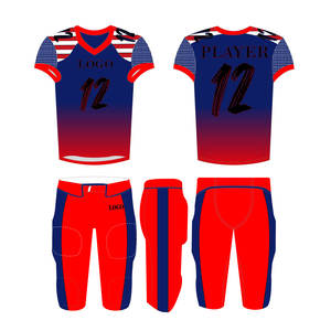 Vente chaude Logo Personnalisé Impression Poids Léger Vente Chaude Polyester Matériel Vêtements De Sport Uniforme De Football Américain - Product Image 2