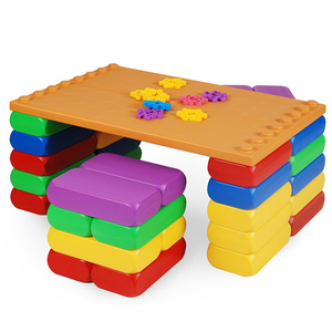 Kukutoys edufarm บล็อกใหญ่ B-set 29ชิ้นบล็อกของเล่นการศึกษาพลาสติกอ่อน - Product Image 1