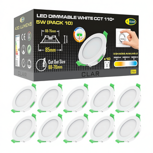Downlight Empotrable Regulable CCT Blanco de 5W, 68-78mm con Cobertura del 110% - Product Image 2