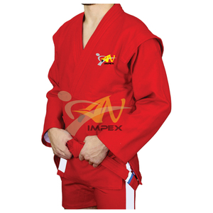 Uniforme de Artes Marciales de Alta Calidad, Uniforme de Sambo Personalizado, Uniforme de Judo Profesional, Logotipo Personalizado y Tela 100% Algodón - Product Image 2