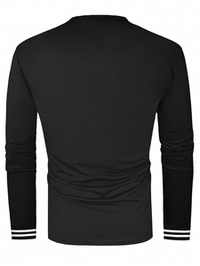 Camiseta de manga completa OEM con logotipo personalizado de manga completa de alta calidad a precio barato al por mayor para prendas de vestir Camiseta de manga completa - Product Image 2