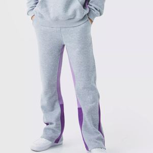 2025 Custom Logo 100% Cotton Jogger Tracksuit Set With Hoodie And Pants Men Running Fitness Casual Sportswear Wholesale - Product Image 2