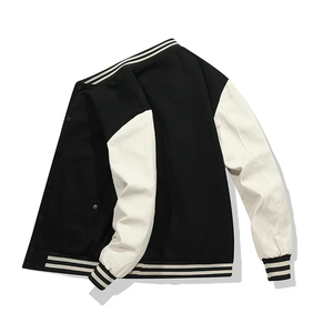 Chaqueta con letras de estilo único 2024, ropa informal con botones cubiertos personalizados, chaquetas con letras de Bangladesh con tarifa al por mayor - Product Image 3