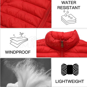 Chaleco de invierno acolchado de poliéster y nailon más vendido para hombre, chaleco de invierno acolchado hecho a medida para hombre - Product Image 4