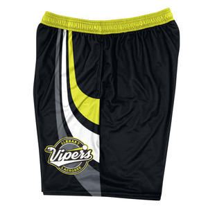 Pantalones cortos reversibles de Lacrosse profesionales transpirables con impresión de nombre y número estilo más nuevo para jugadores - Product Image 2