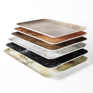 ถาดเสิร์ฟไม้สำหรับห้องครัวและโต๊ะรับประทานอาหารถาดงานทำมือหรูหราสำหรับอาหารชากาแฟและใช้ตกแต่ง - Product Image 3